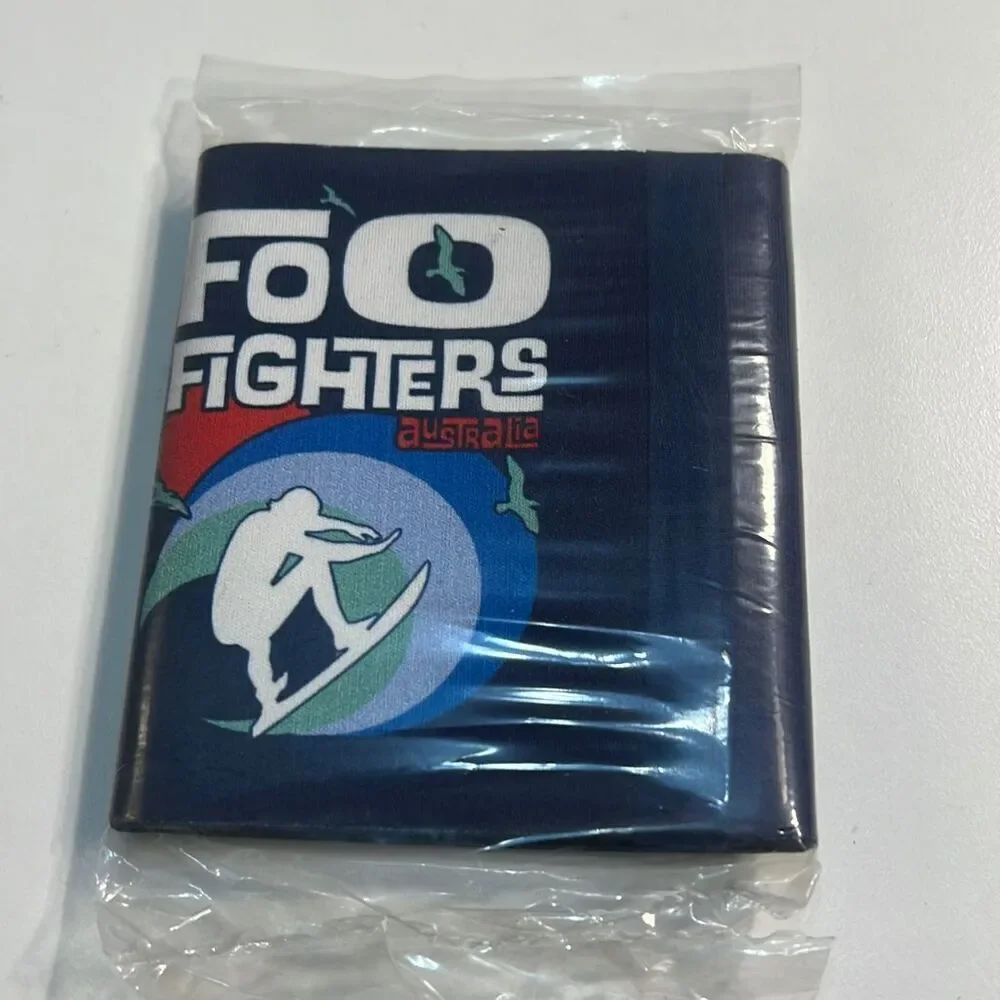 Foo Fighters surfs up stubby holder drink beer cup‎ sleeve concert release New